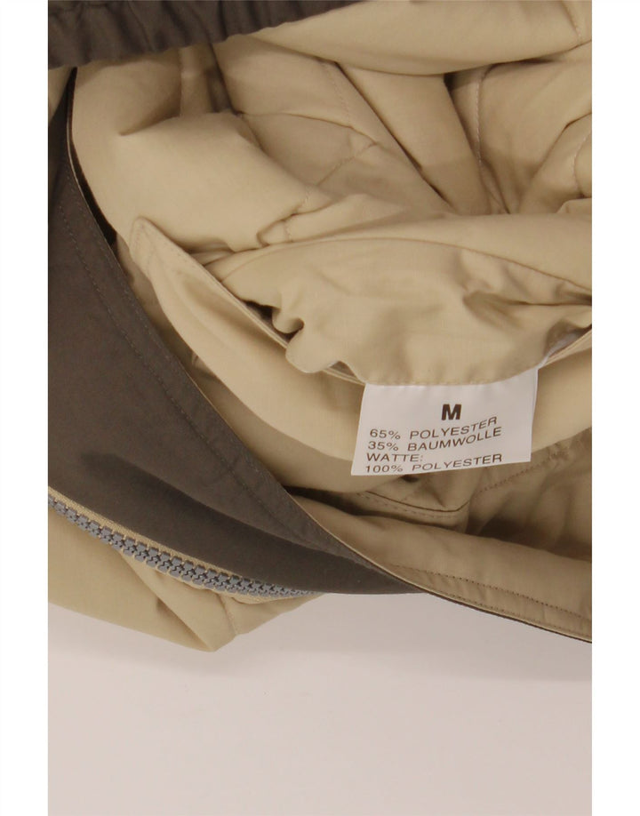 VINTAGE Mens Reversible Padded Gilet UK 38 Medium Beige Polyester Vintage Vintage and Second-Hand Vintage from Messina Hembry 