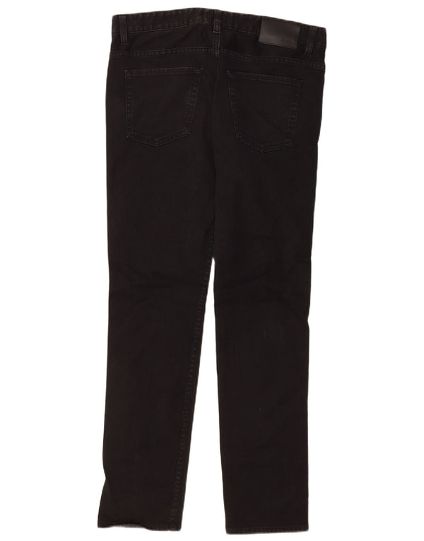 Мужские узкие джинсы Hugo Boss W34 L32, черный хлопок