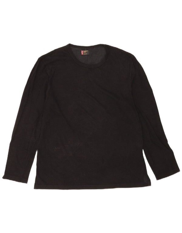 Levi's Mens Top Long Sleeve Large Black Cotton