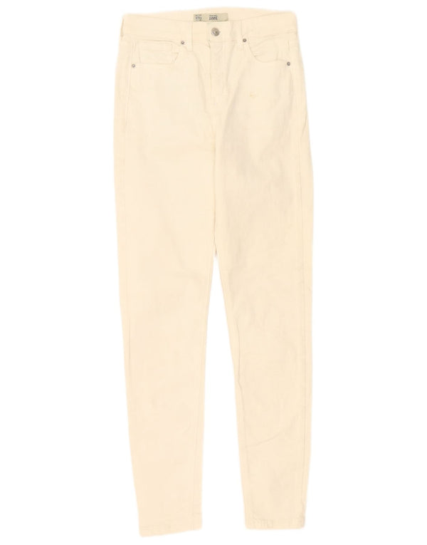 Женские джинсы скинни Topshop Jamie W28 L30, белый хлопок