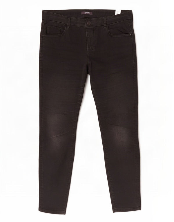 Женские короткие джеггинсы Marks & Spencer UK 14, большие W32 L27, черный хлопок