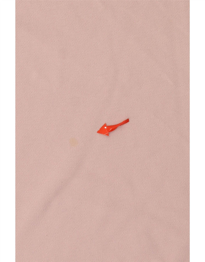 Мужская рубашка-поло Kappa, большая розовая, хлопок