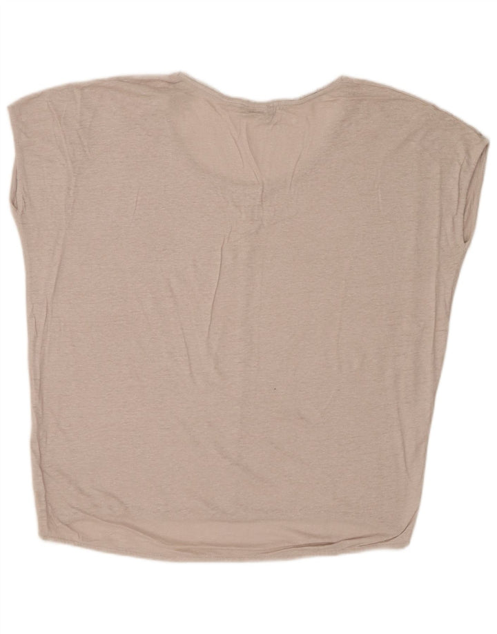 Женская блузка оверсайз Massimo Dutti UK 14 Medium Beige