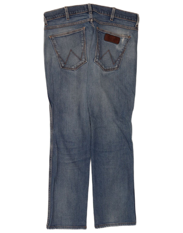 Мужские прямые джинсы Wrangler Greensboro W33 L28, синий хлопок