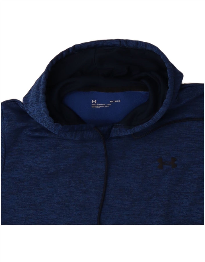 Мужской джемпер свободного кроя с капюшоном UNDER ARMOR, средний синий, полиэстер с крапинками