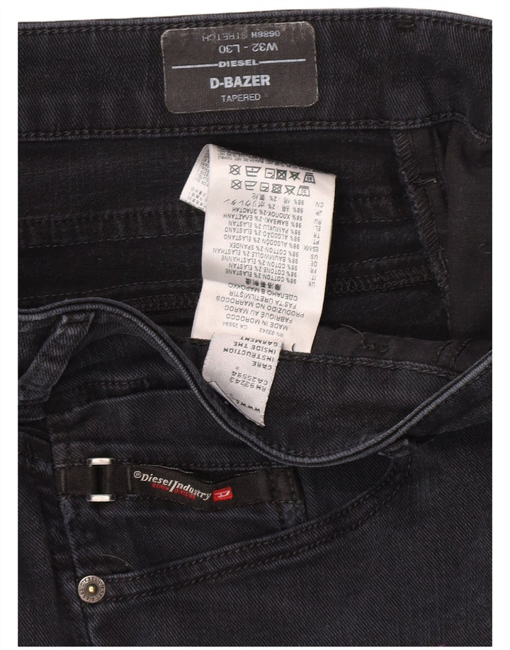 Мужские зауженные джинсы Diesel D-Bazer W32 L30 темно-синие, хлопок