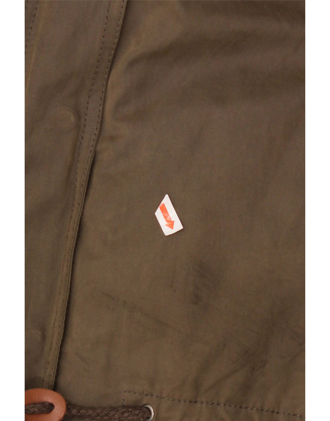 Женская ветровка Zara с капюшоном UK 16, большой цвет хаки