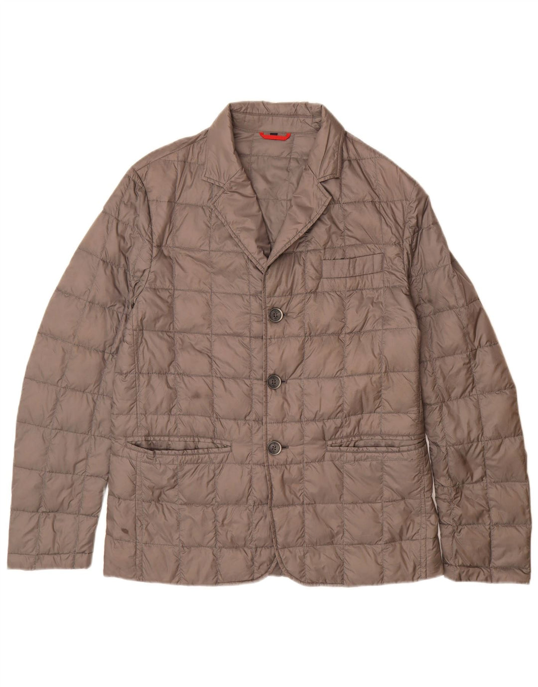 Мужская стеганая куртка Fay UK 40, большая, серая