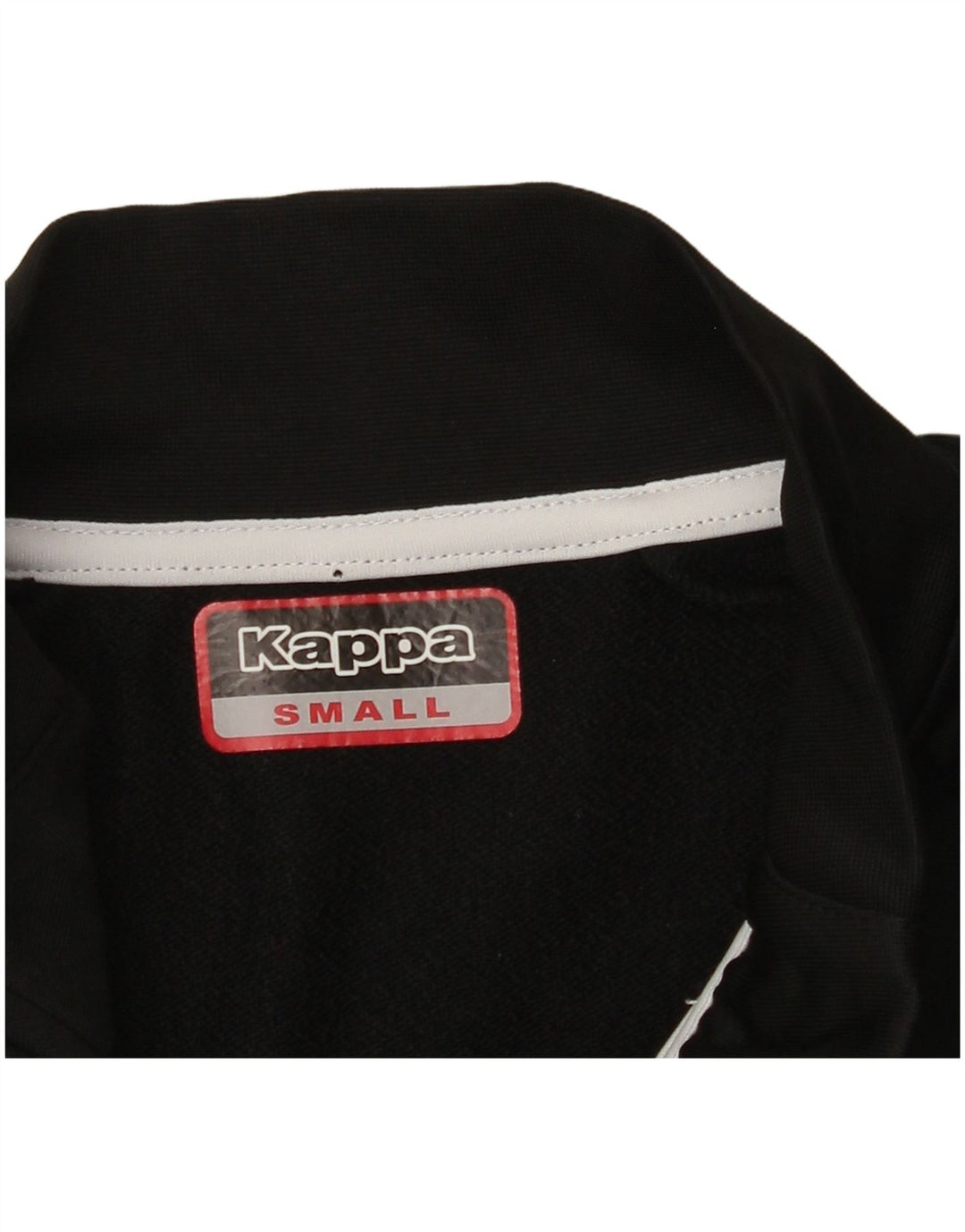 KAPPA Мужской пуловер на молнии с графическим принтом и шеей, спортивный костюм, маленький черный цветной блок