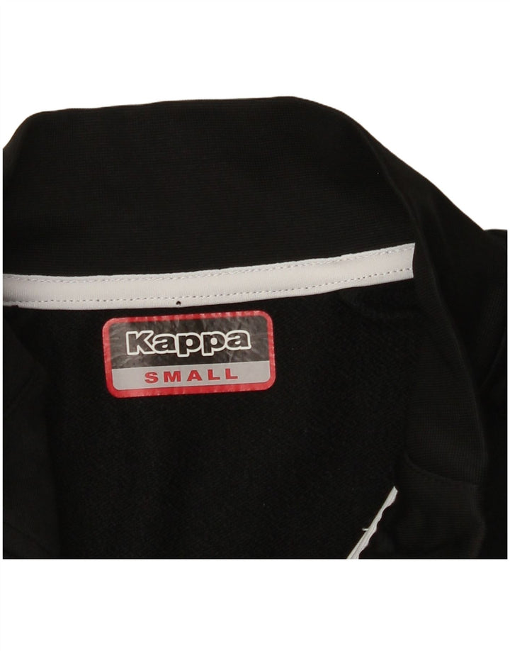 KAPPA Мужской пуловер на молнии с графическим принтом и шеей, спортивный костюм, маленький черный цветной блок