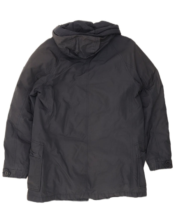 Мужская парка Woolrich с капюшоном UK 36, маленькая, темно-синяя