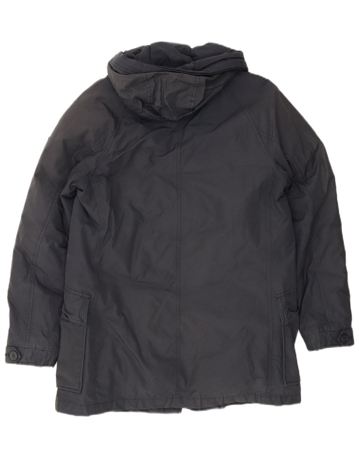 Мужская парка Woolrich с капюшоном UK 36, маленькая, темно-синяя