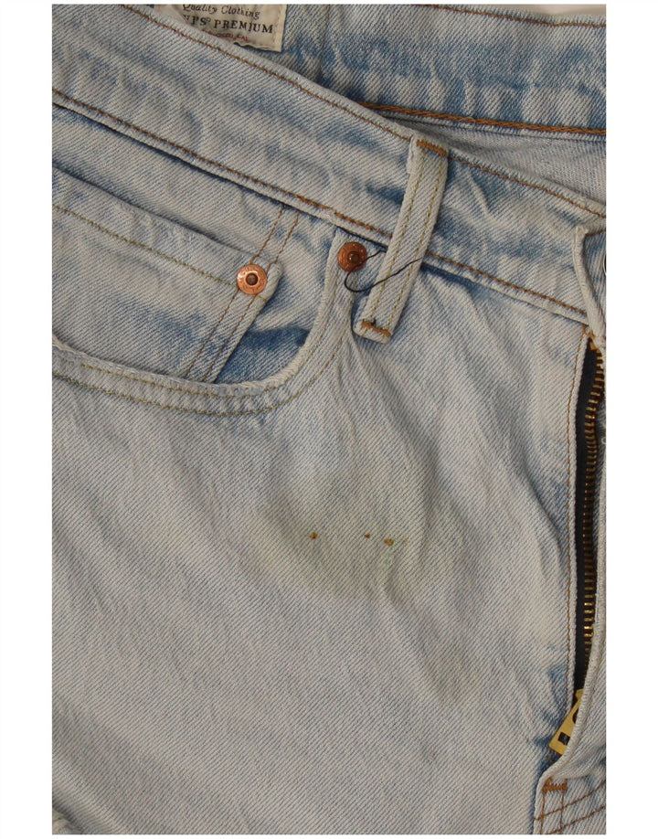 Женские джинсовые шорты Levi's 512 W32, большие синие, хлопок