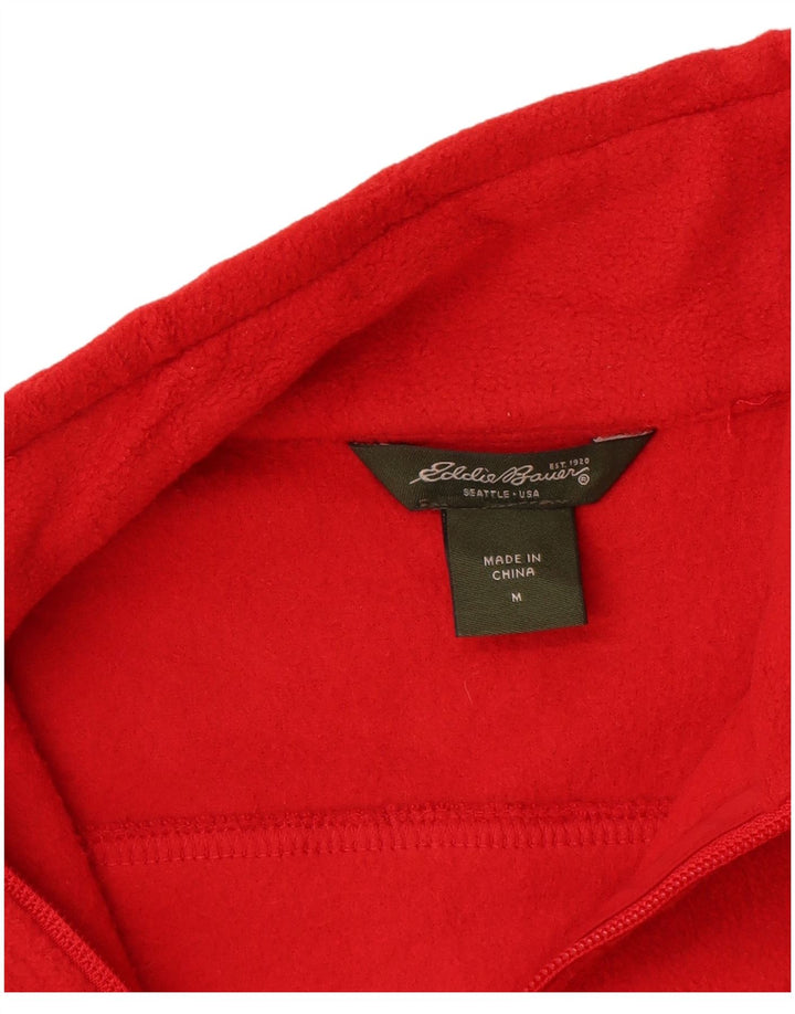 Женский флисовый жилет Eddie Bauer UK 14, средний красный полиэстер