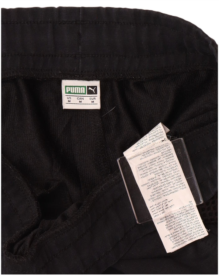 Мужские спортивные брюки PUMA с графическим рисунком, джоггеры, средние, темно-синие, с цветными блоками