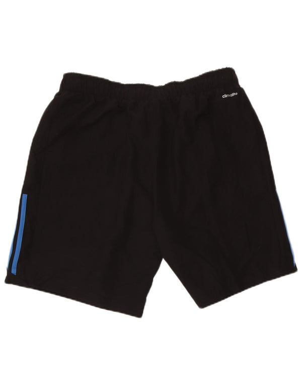 Мужские спортивные шорты Adidas Climalite, большие черные из полиэстера