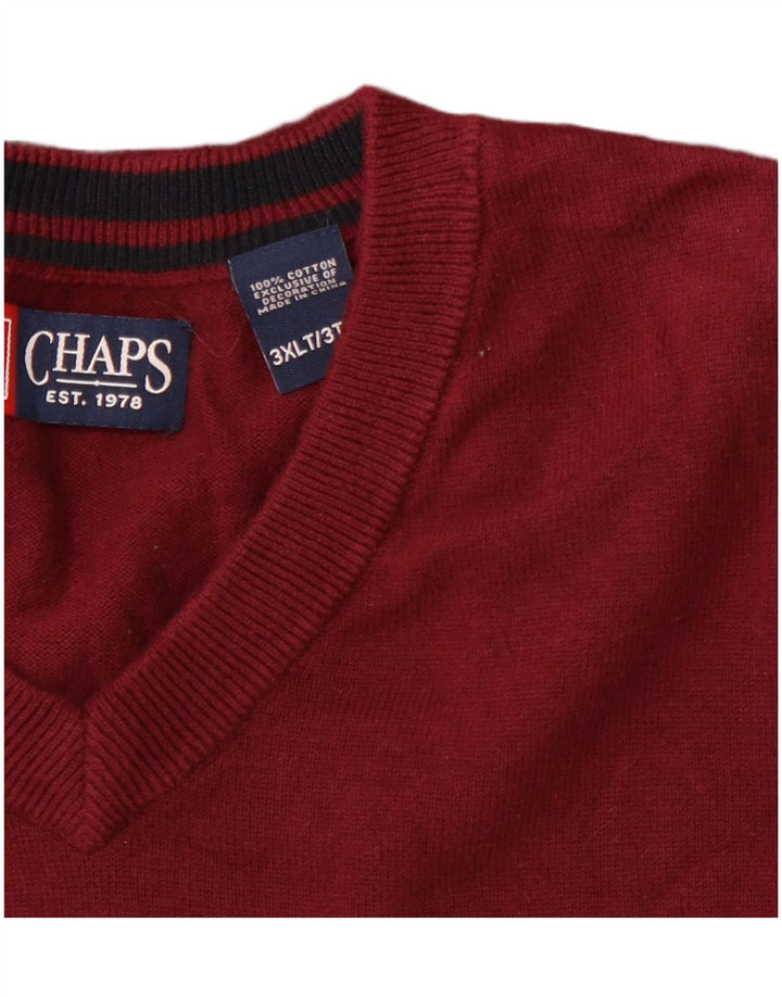 Мужская майка CHAPS 3XL бордовый хлопок