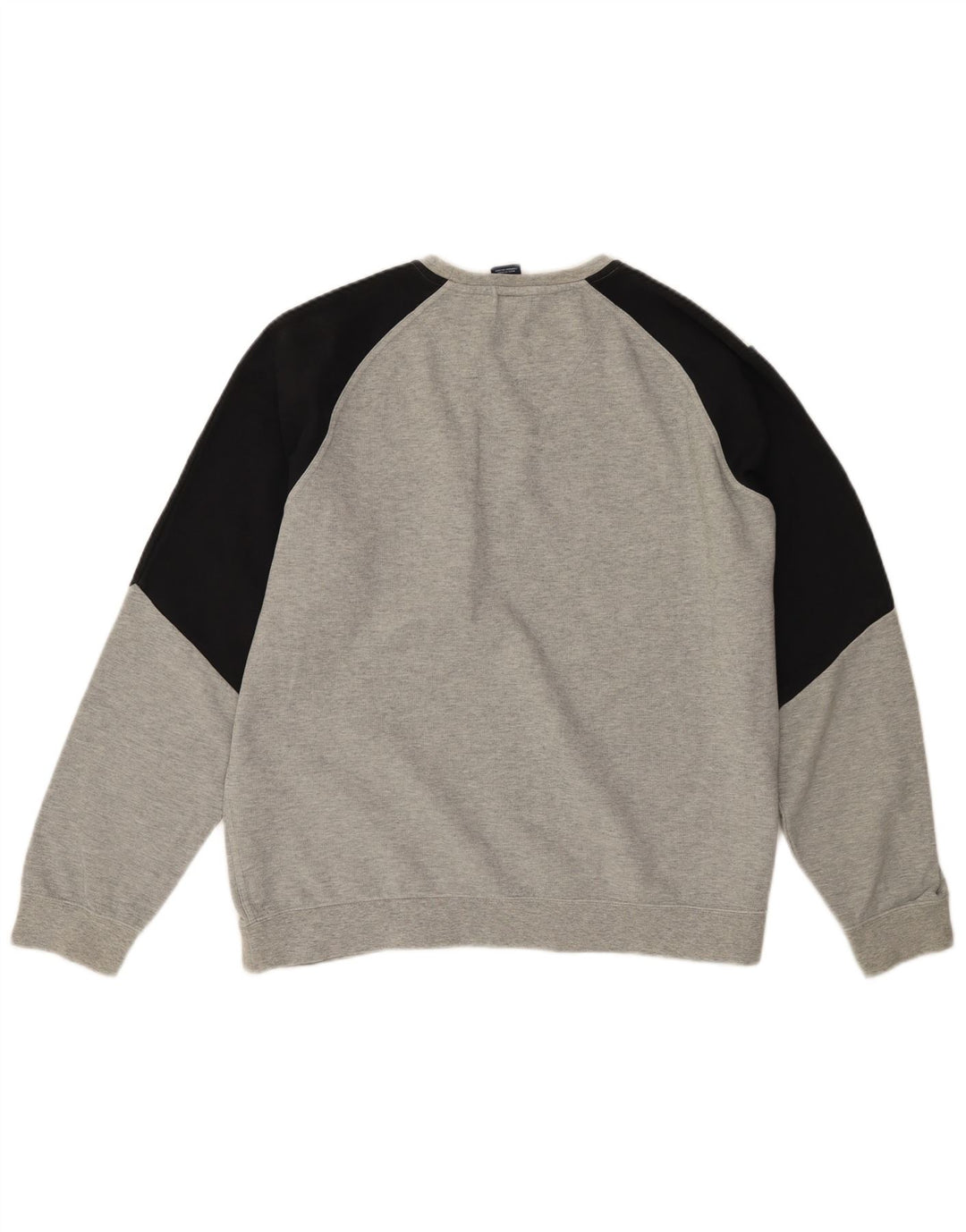 Мужской свитшот NIKE XL, серый хлопок с цветными блоками