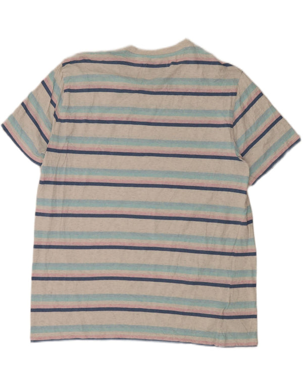 Мужская футболка Penguin Top 2XL, хлопок в белую полоску