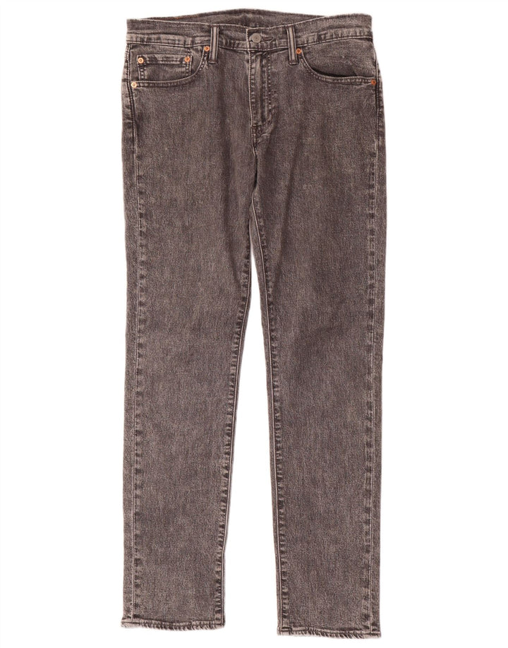 Мужские джинсы Levi's Slim 511 W32 L32, серый хлопок с крапинками