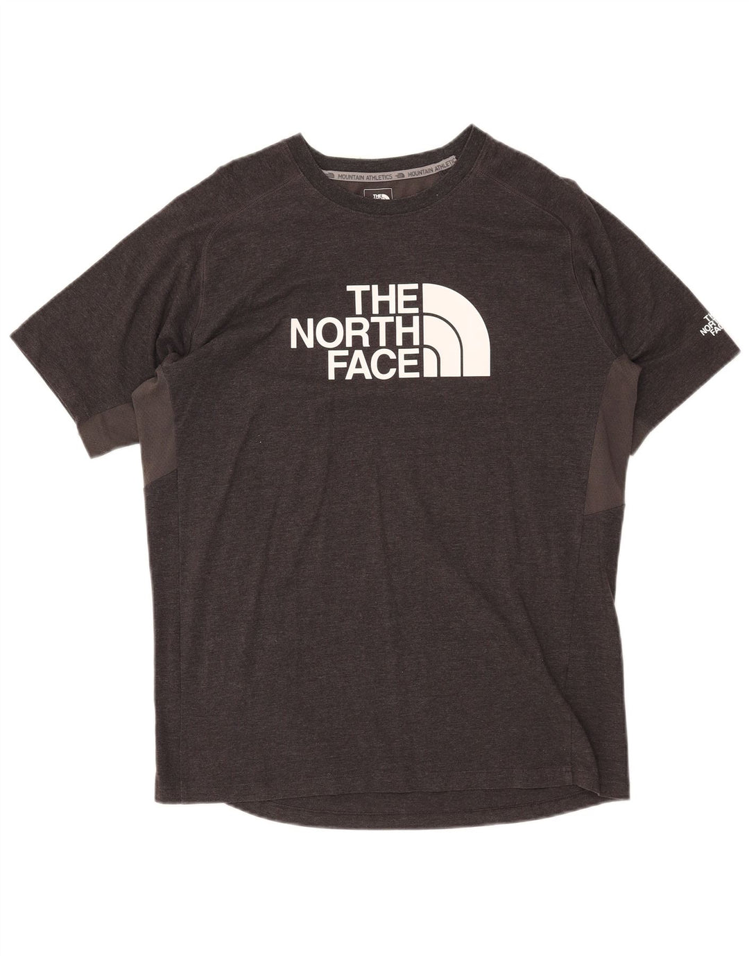 Мужская футболка с рисунком The North Face, большая серая