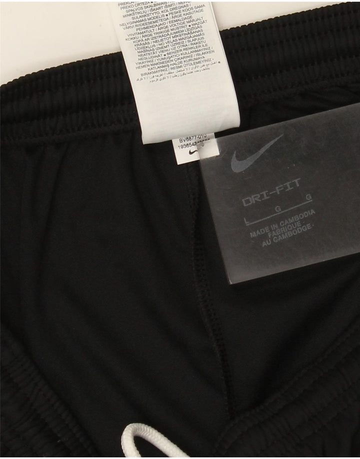 Мужские спортивные брюки Nike Dri Fit, большие черные полиэстер