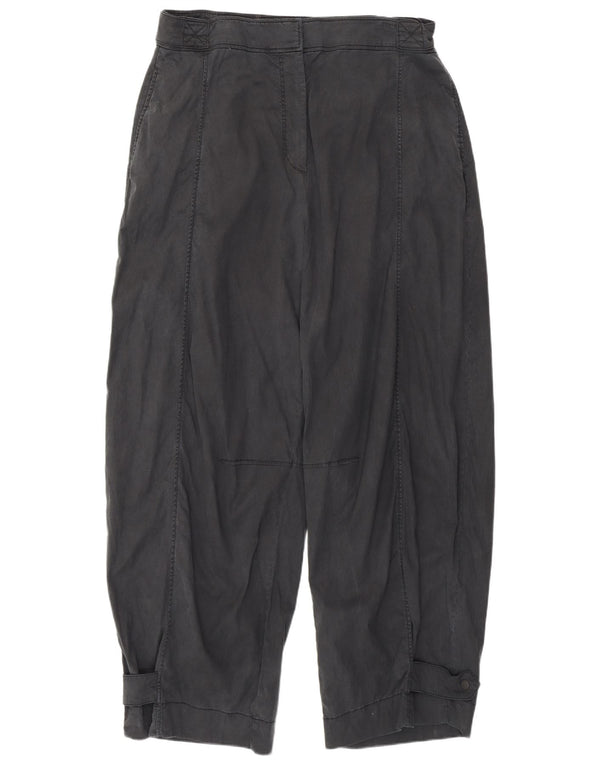 Женские брюки-чиносы Marks & Spencer с высокой талией, Великобритания 18 XL W36 L30, черные