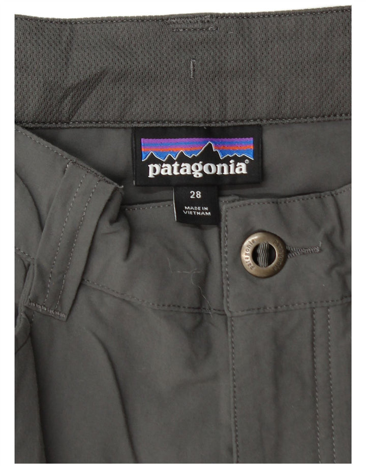 Мужские шорты карго PATAGONIA W28, маленькие, серый нейлон