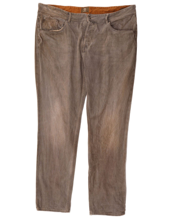 Мужские узкие джинсы Timberland W42 L34 серые, хлопок