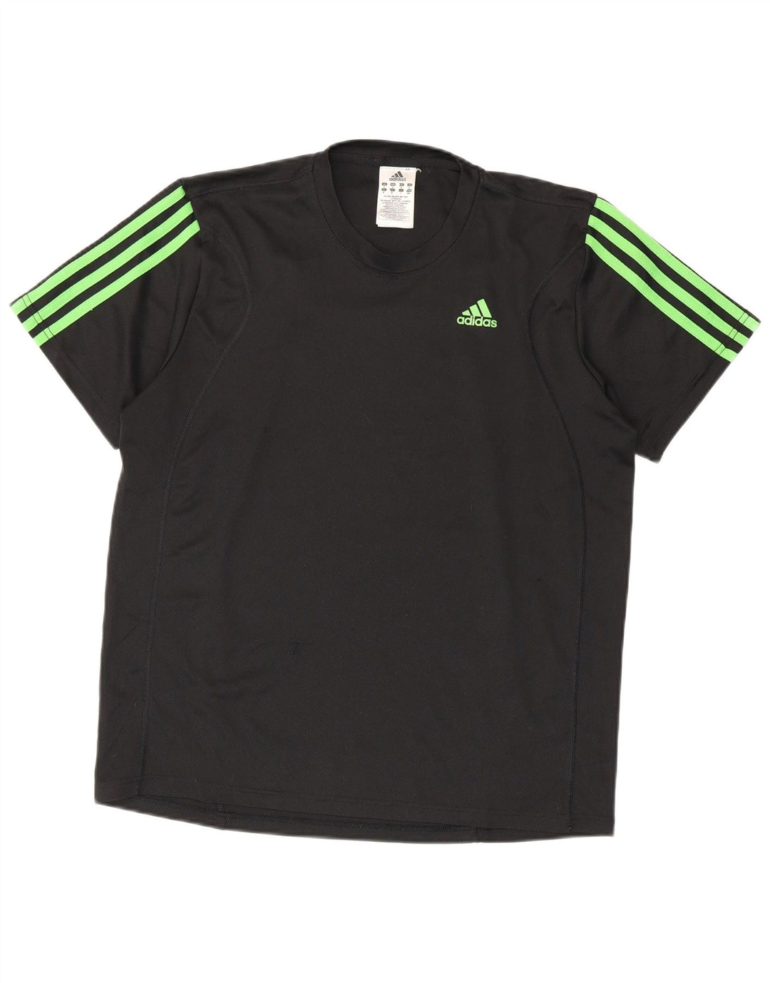 Мужская футболка ADIDAS Climalite, средний черный полиэстер