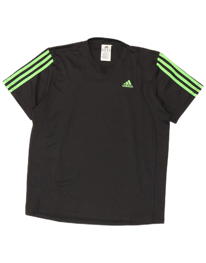 Мужская футболка ADIDAS Climalite, средний черный полиэстер