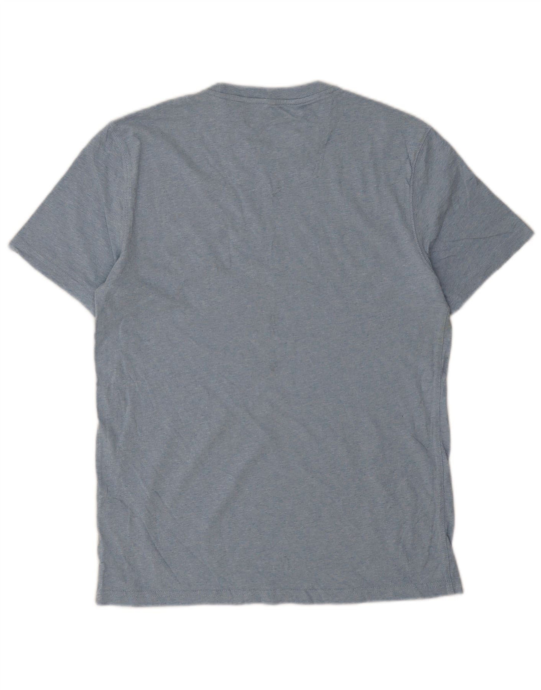 Мужская футболка Fat Face Top из хлопка среднего синего цвета