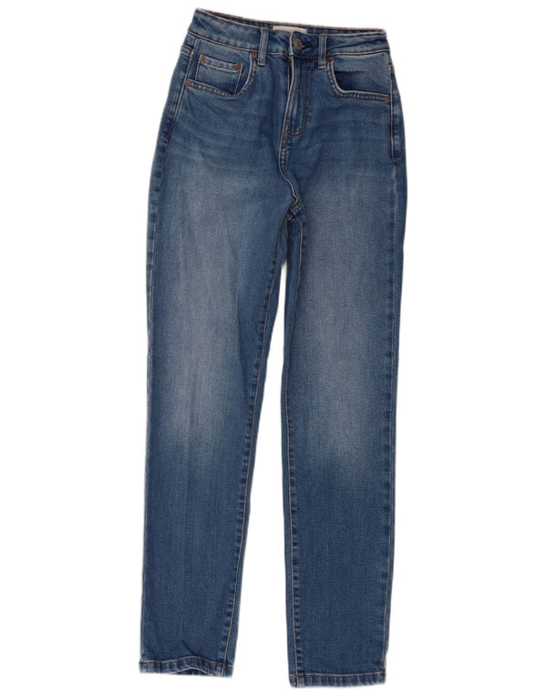 Женские узкие джинсы Jack Wills Stella с высокой посадкой W24 L28, синие, хлопок