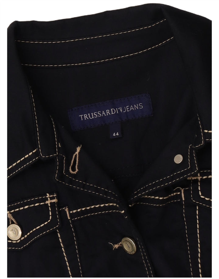Женский бомбер Trussardi Jeans IT 44 Medium Navy Blue