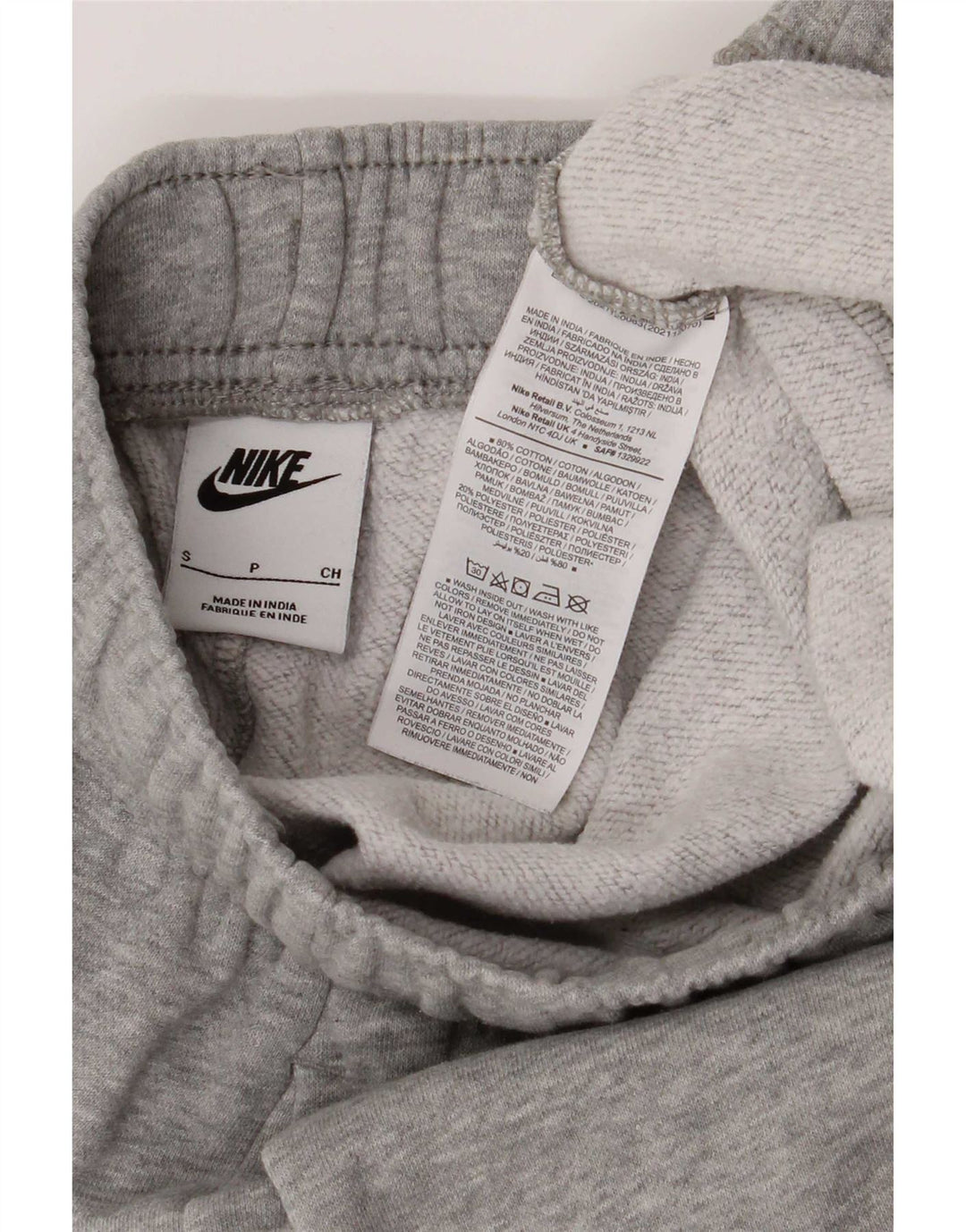 Мужские спортивные брюки Nike, маленькие серые хлопковые брюки для бега