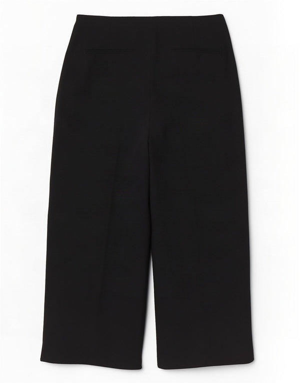 Женские повседневные широкие брюки Marks & Spencer UK 14, большие W32 L28, черные
