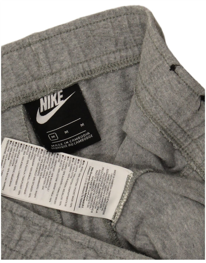 Мужские спортивные шорты Nike среднего серого цвета, хлопок