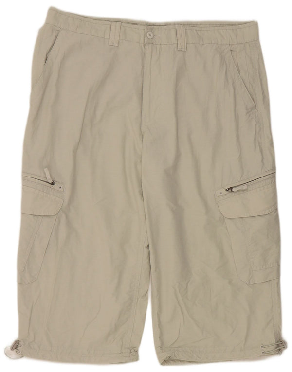 Мужские шорты-бермуды Marks & Spencer W38 XL, бежевые, хлопок