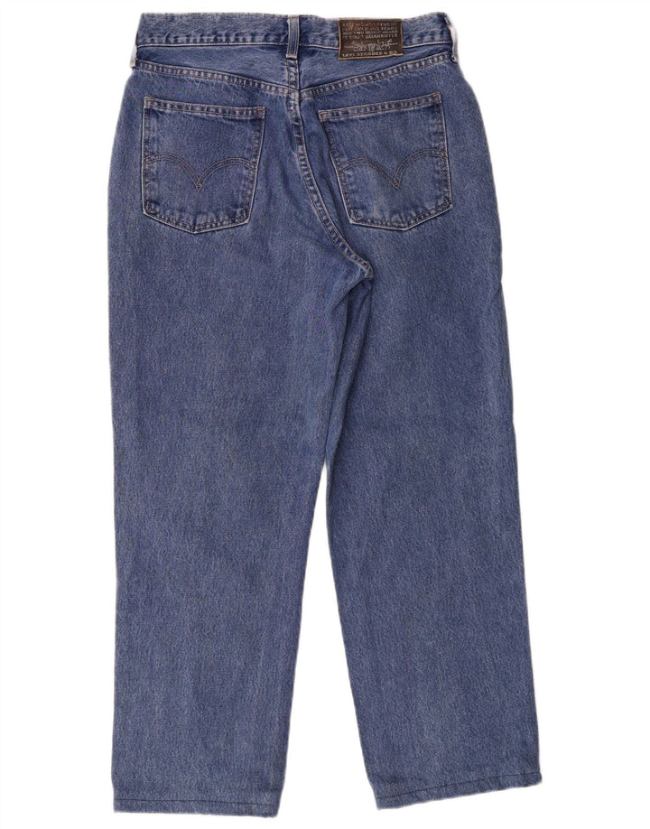 LEVI'S Mens 412 Straight Jeans W31 L26 Blue Cotton