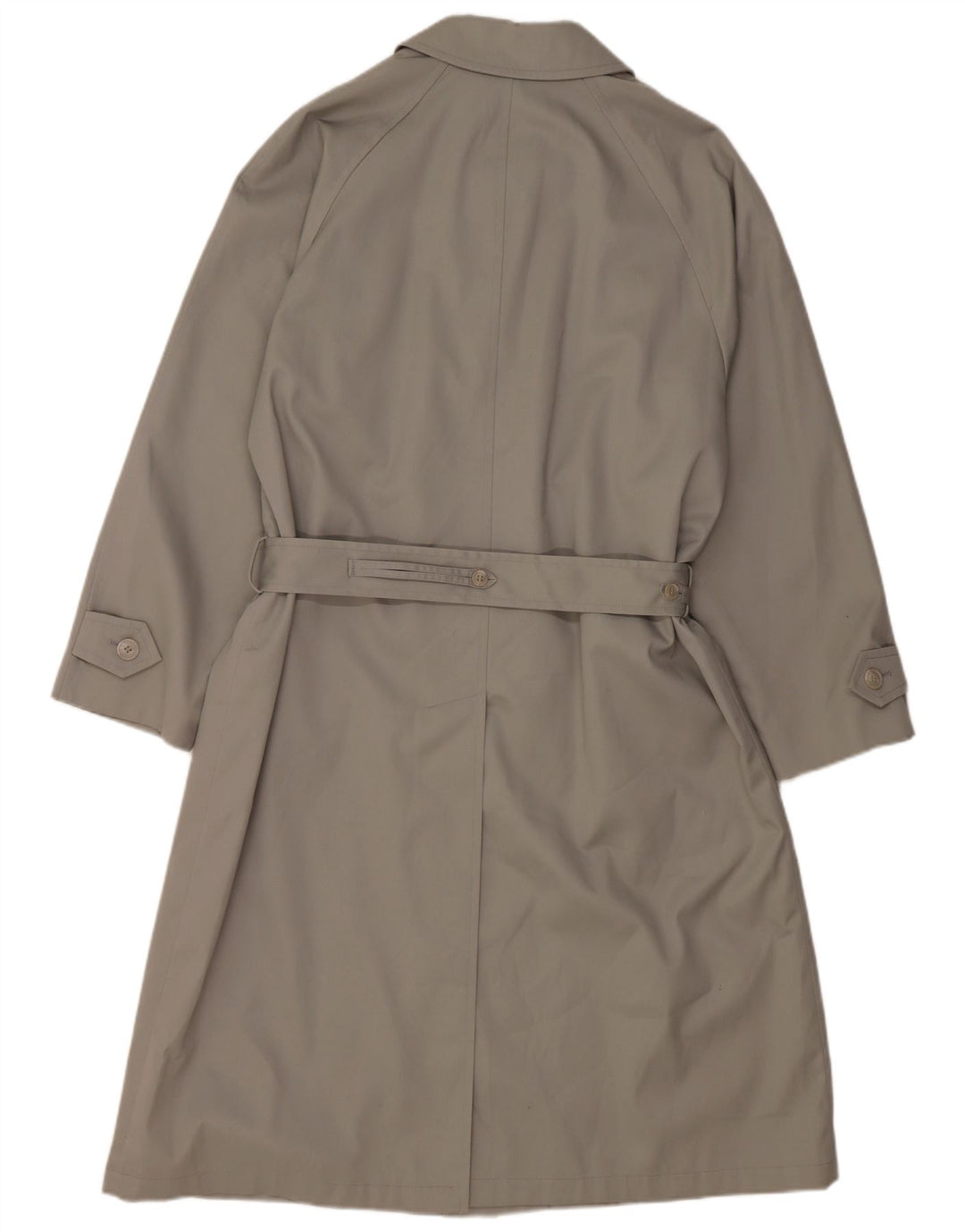 VINTAGE Мужской тренч свободного кроя IT 44 XS Бежевый полиэстер