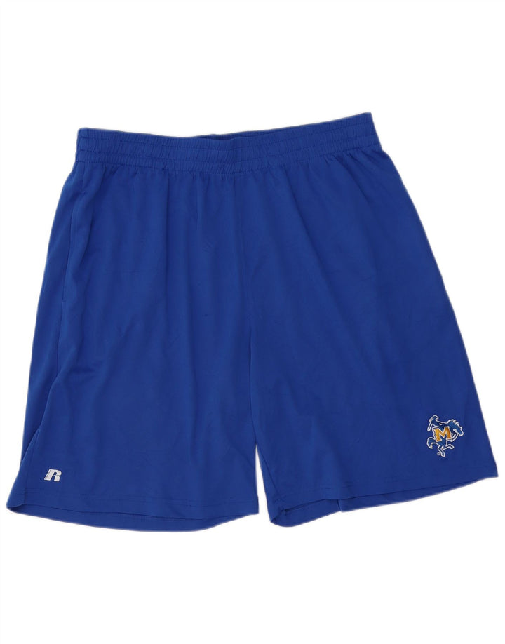 Мужские спортивные шорты RUSSELL ATHLETIC 2XL, синие, полиэстер