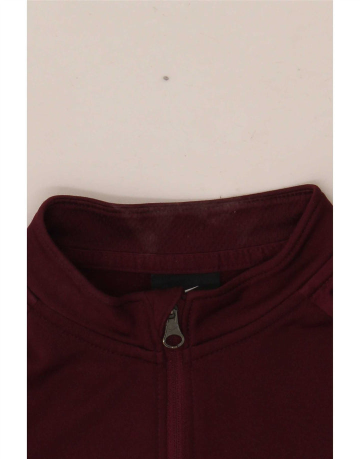 Пуловер с графическим принтом Nike для мальчиков Dri Fit, спортивный костюм, большой бордовый цвет, 12–13 лет