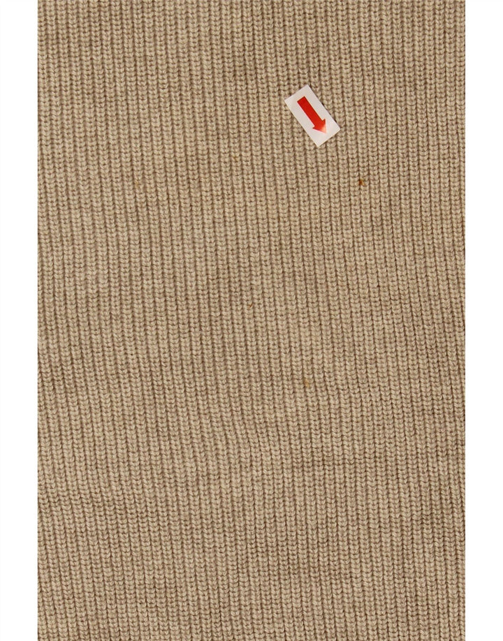 Мужской джемпер с круглым вырезом Eddie Bauer, большой бежевый хлопковый свитер