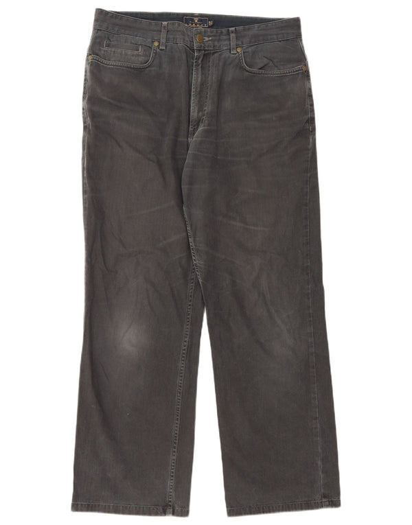 Мужские прямые джинсы Marks & Spencer Blue Harbour W34 L29, черный хлопок
