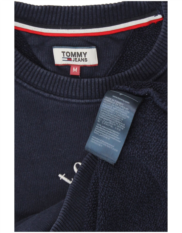 Женский свитер с рисунком Tommy Hilfiger UK 14, средний, темно-синий