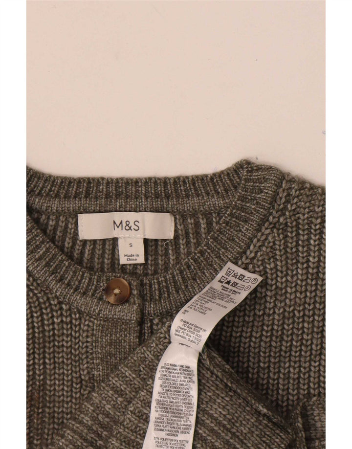 Женский кардиган без рукавов Marks & Spencer UK 10, маленький серый