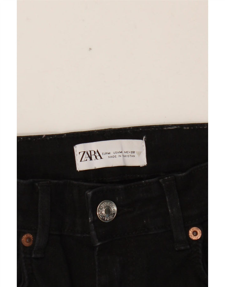 Женские джинсы скинни Zara Medium W28 L26, черные