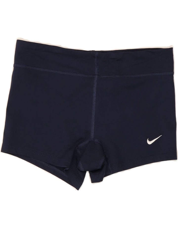 NIKE Mens Dri Fit Swimming Shorts Small  Navy Blue Polyester Vintage Nike and Second-Hand Nike from Messina Hembry 