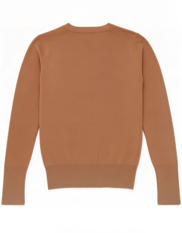Женский джемпер стандартного кроя Zara UK 8, маленький коричневый цвет