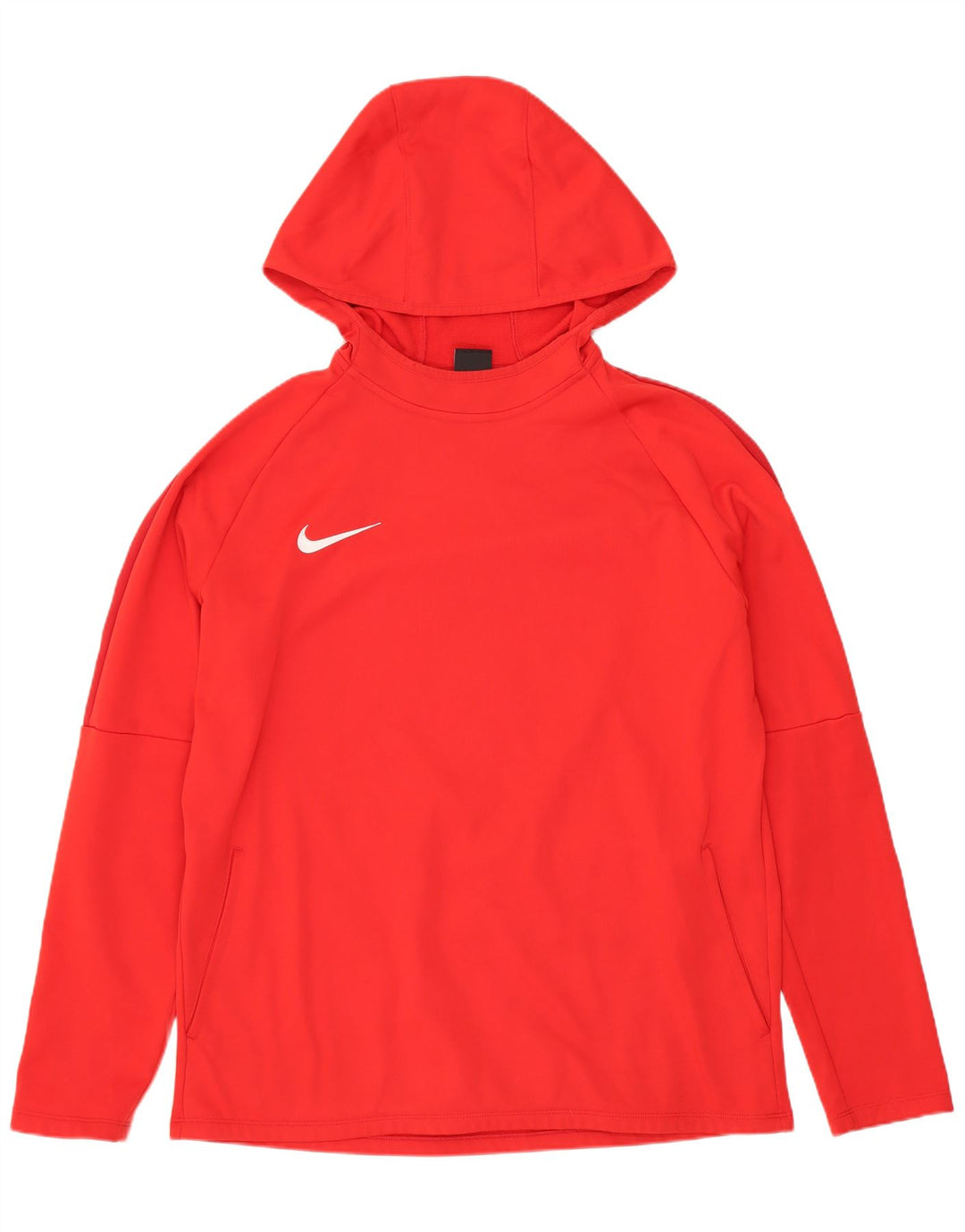 Мужской джемпер с капюшоном NIKE Dri Fit, большой красный, полиэстер